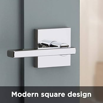 Kwikset 91570-002 Halifax Slim Square Half-Dummy Lever in Polished Kwikset 91570-002 Halifax Slim Square Half-Dummy Lever in Polished